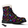 Abstract Graffiti Girlish Spray Paint Print Pattern Winter Boots-grizzshop