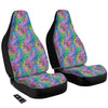 Abstract Graffiti Hand Drawing Neon Retro Print Pattern Car Seat Covers-grizzshop