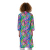 Abstract Graffiti Hand Drawing Neon Retro Print Pattern Kimono-grizzshop