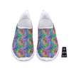 Abstract Graffiti Hand Drawing Neon Retro Print Pattern Nurse Shoes-grizzshop