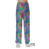 Abstract Graffiti Hand Drawing Neon Retro Print Pattern Pajama Pants-grizzshop