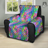 Abstract Graffiti Hand Drawing Neon Retro Print Pattern Recliner Protector-grizzshop