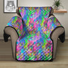 Abstract Graffiti Hand Drawing Neon Retro Print Pattern Recliner Protector-grizzshop