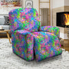 Abstract Graffiti Hand Drawing Neon Retro Print Pattern Recliner Slipcover-grizzshop