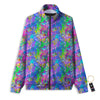 Abstract Graffiti Hand Drawing Neon Retro Print Pattern Track Jacket-grizzshop