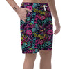 Abstract Graffiti Hiphop Lip Men's Shorts-grizzshop