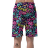 Abstract Graffiti Hiphop Lip Men's Shorts-grizzshop