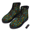 Abstract Graffiti Neon Monsters Print Pattern Boots-grizzshop