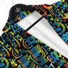 Abstract Graffiti Neon Monsters Print Pattern Men's Sport Coat-grizzshop