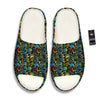 Abstract Graffiti Neon Monsters Print Pattern Sandals-grizzshop