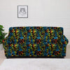 Abstract Graffiti Neon Monsters Print Pattern Sofa Cover-grizzshop