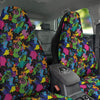 Abstract Grunge Urban Colorful Bicycle Print Pattern Car Seat Covers-grizzshop