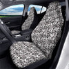 Abstract Houndstooth And Camo Print Pattern Car Seat Covers-grizzshop