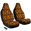 Abstract Lava And Fire Texture Print Car Seat Covers-grizzshop