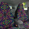 Abstract Neon Colorful Stripes Print Pattern Car Seat Covers-grizzshop