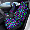 Abstract Neon Geometric Print Pattern Car Seat Covers-grizzshop