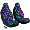 Abstract Neon Geometric Print Pattern Car Seat Covers-grizzshop