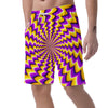 Abstract Optical illusion Men's Shorts-grizzshop