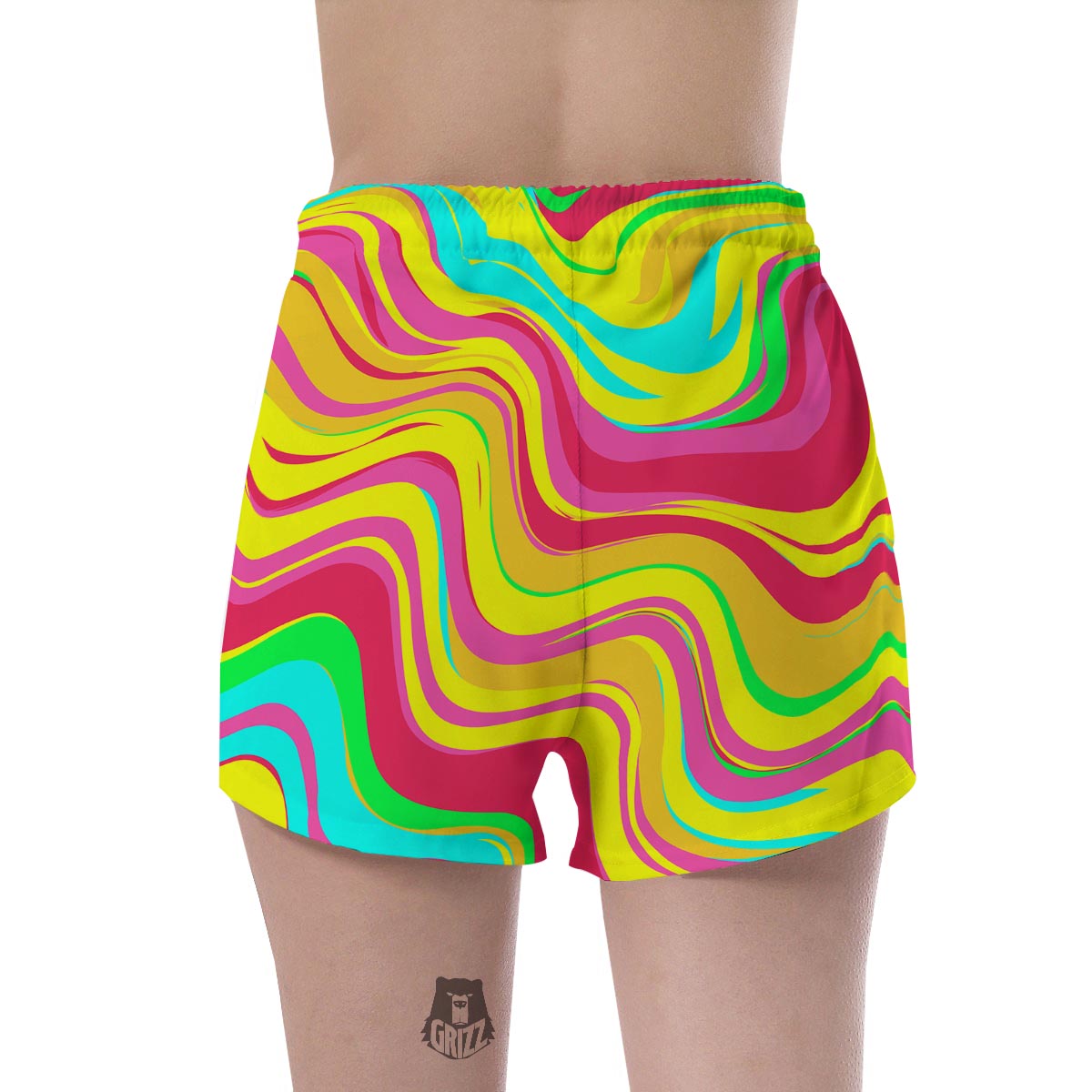 Abstract Paint Women's Shorts-grizzshop