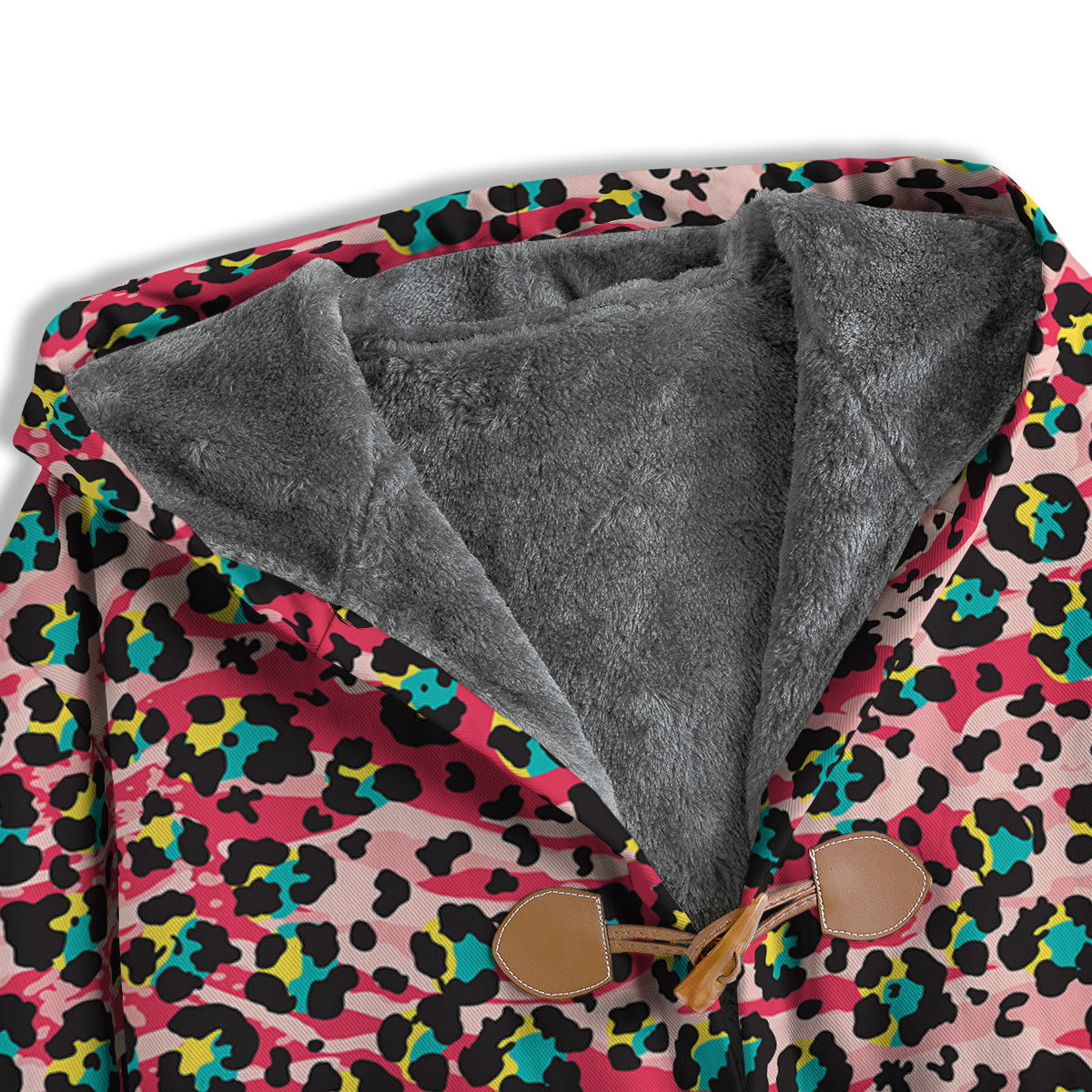 Abstract Pink Leopard Skin Print Pattern Men's Windbreaker Jacket-grizzshop