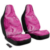 Abstract Pink Marble Print Car Seat Covers-grizzshop