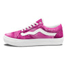 Abstract Pink Marble Print Skate Shoes-grizzshop