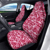 Abstract Pink Shark Camo Print Pattern Car Seat Covers-grizzshop