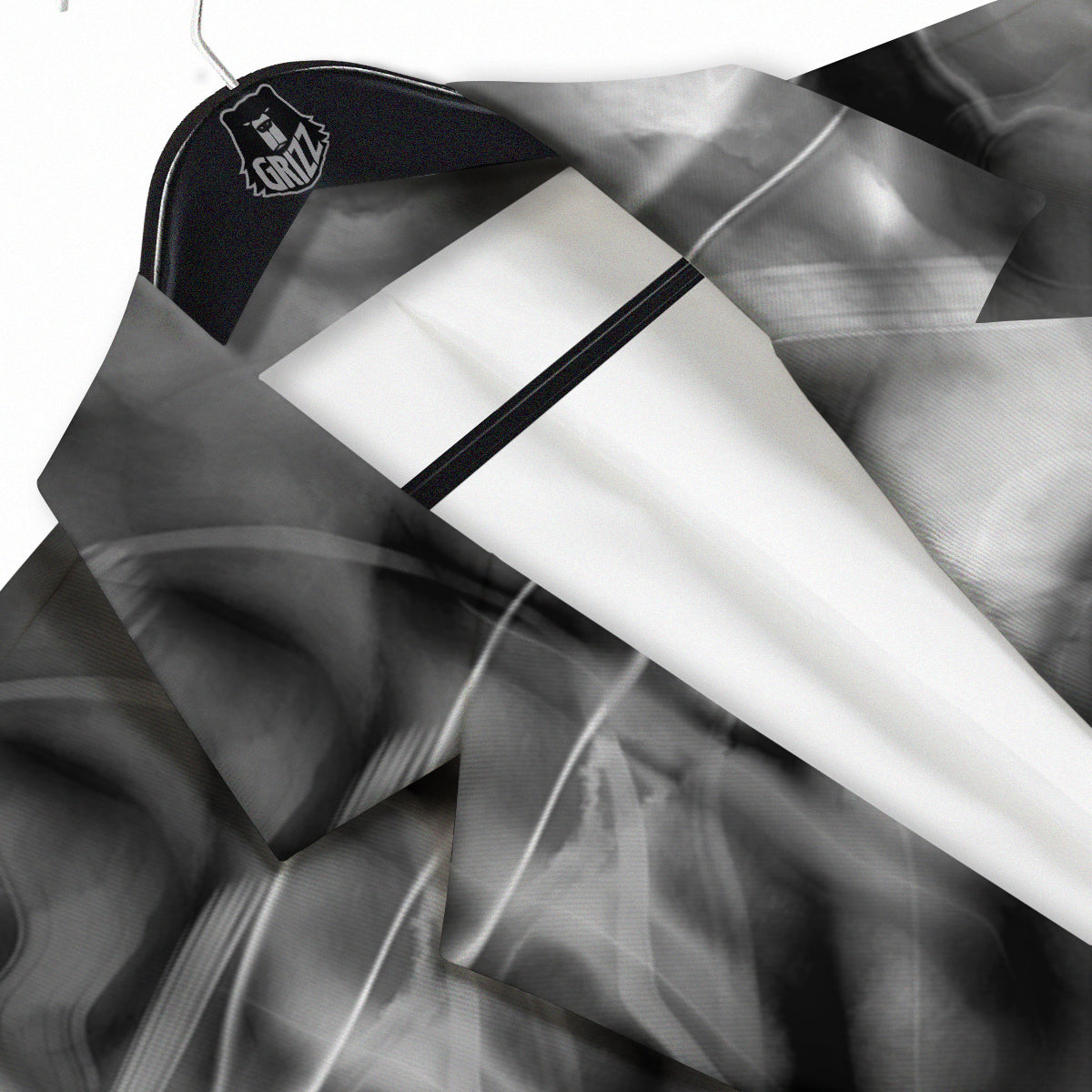 Abstract Psychedelic Liquid Smoke Print Men's Sport Coat-grizzshop