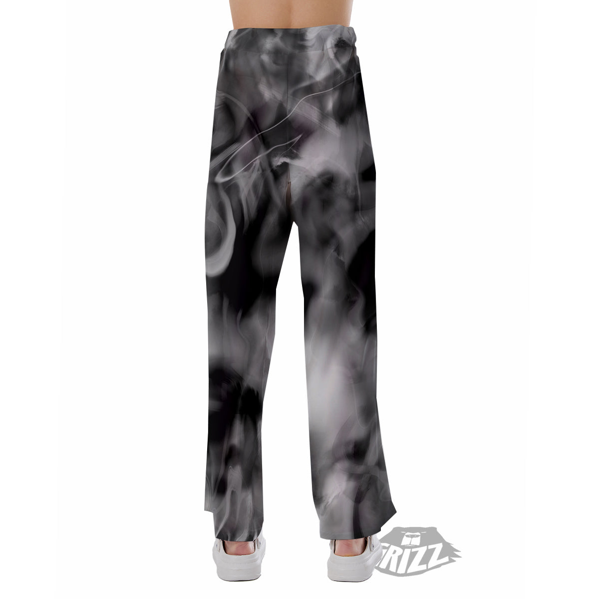 Abstract Psychedelic Liquid Smoke Print Pajama Pants-grizzshop