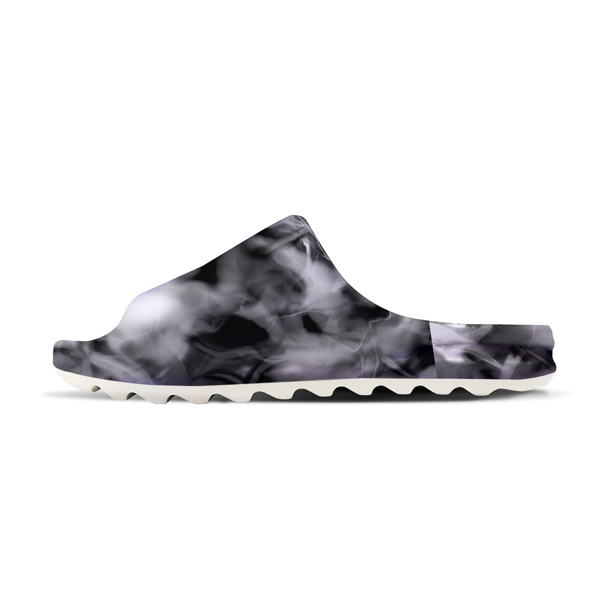 Abstract Psychedelic Liquid Smoke Print Sandals-grizzshop