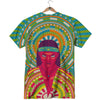 Abstract Psychedelic Women Print T-Shirt-grizzshop
