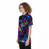 Abstract Psychedelic Women's Golf Shirts-grizzshop