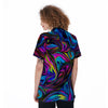 Abstract Psychedelic Women's Golf Shirts-grizzshop