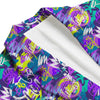 Abstract Purple Graffiti Print Pattern Men's Blazer-grizzshop