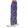 Abstract Purple Graffiti Print Pattern Pajama Pants-grizzshop