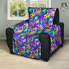 Abstract Purple Graffiti Print Pattern Recliner Protector-grizzshop