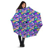 Abstract Purple Graffiti Print Pattern Umbrella-grizzshop