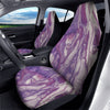 Abstract Purple Liquid Marble Print Car Seat Covers-grizzshop