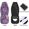 Abstract Purple Liquid Marble Print Car Seat Covers-grizzshop