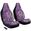 Abstract Purple Liquid Marble Print Car Seat Covers-grizzshop