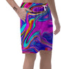 Abstract Purple Men's Shorts-grizzshop