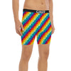 Abstract Rainbow Peace Signs And LGBT Print Pattern Boxer Briefs-grizzshop