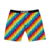 Abstract Rainbow Peace Signs And LGBT Print Pattern Boxer Briefs-grizzshop