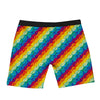 Abstract Rainbow Peace Signs And LGBT Print Pattern Boxer Briefs-grizzshop