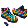 Abstract Rainbow Peace Signs And LGBT Print Pattern Hiking Shoes-grizzshop