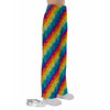 Abstract Rainbow Peace Signs And LGBT Print Pattern Pajama Pants-grizzshop