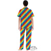 Abstract Rainbow Peace Signs And LGBT Print Pattern Women's Pajamas Set-grizzshop