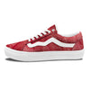 Abstract Red Liquid Skate Shoes-grizzshop