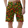 Abstract Reggae Rasta Men's Shorts-grizzshop