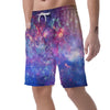 Abstract Starfield Galaxy Space Men's Shorts-grizzshop